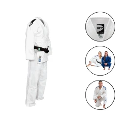 Kimono Green Hill 3785, ağ, 160 sm Kimono Green Hill 3785, ağ, 160 sm