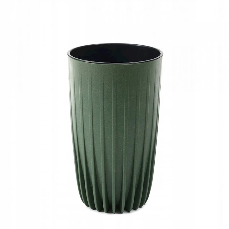 Горшок Lamela Mira Eco Wood 42x25 см, пластик, зеленый Горшок Lamela Mira Eco Wood 42x25 см, пластик, зеленый