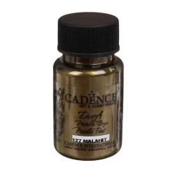 Акриловая краска-металлик Cadence Dora Metallic Paint 127 Malahite 50 мл