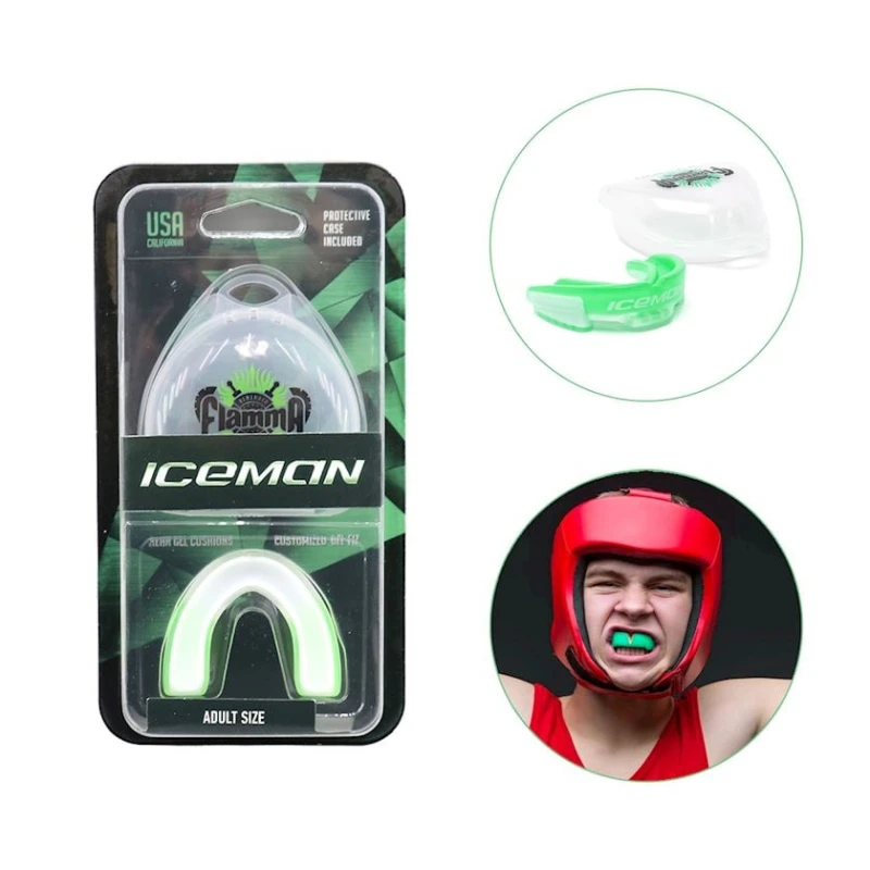 Боксерская капа Flamma Ice Hit Green