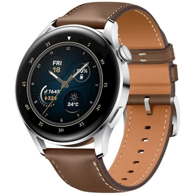 Умные часы Huawei Watch 3 Classic 46 mm Silver/Brown