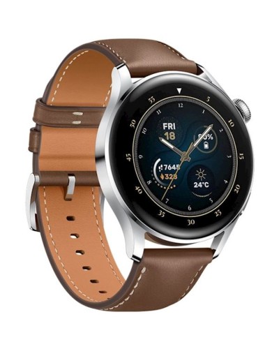 Ağıllı saat Huawei Watch 3 Classic 46 mm Silver/Brown