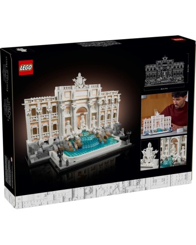 Konstruktor LEGO Architecture Trevi Fountain V29, yetkin yaşlılar üçün, 1880 hissə - 21062