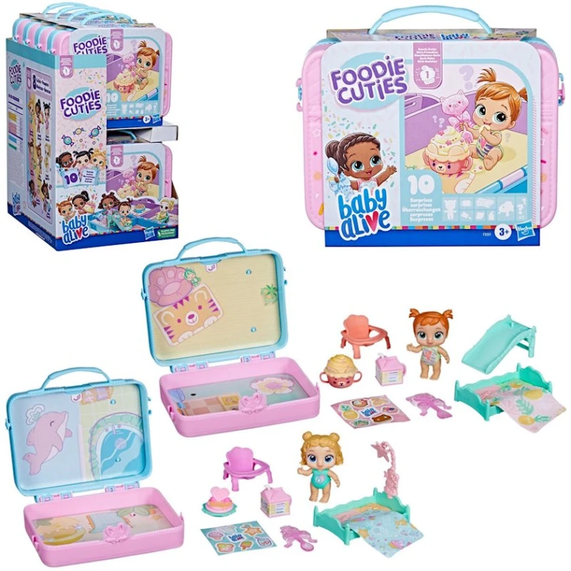 Кукла-пупс Hasbro Baby Alive Foodie Cuties Lunchbox F3551, товар в ассортименте