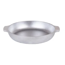 Сотейник Kukmara, 18x3.5 см, алюминий, с двумя ручками, серебристый Сотейник Kukmara, 18x3.5 см, алюминий, с двумя ручками, серебристый