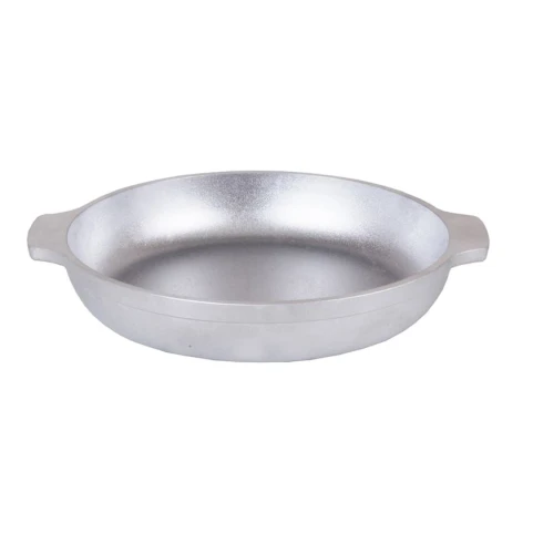 Сотейник Kukmara, 18x3.5 см, алюминий, с двумя ручками, серебристый Сотейник Kukmara, 18x3.5 см, алюминий, с двумя ручками, серебристый