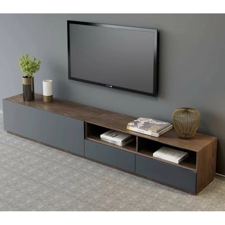 Tumba Ev Plus ev_12116016, LDSP, antrasit, qəhvəyi, 190x40x40 sm Tumba Ev Plus ev_12116016, LDSP, antrasit, qəhvəyi, 190x40x40 sm