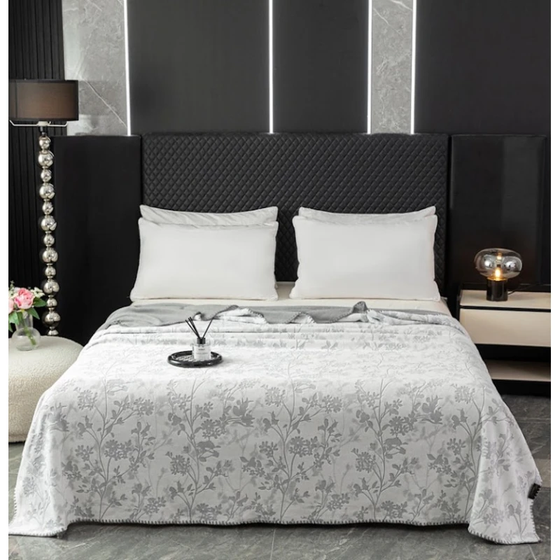 Örtük MiraNova CTS-225, bir yarim, bambuk, boz, 160х230 sm