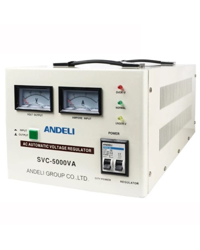 Gərginlik tənzimləyicisi Andeli SVC-5000VA, 110-250 V
