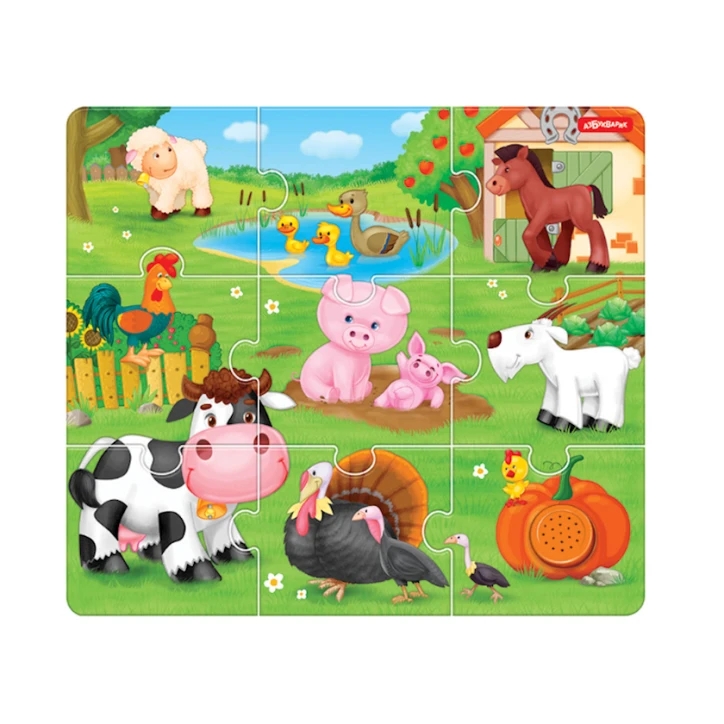 Музыкальные пазлы Азбукварик  Музыкальные пазлы Азбукварик