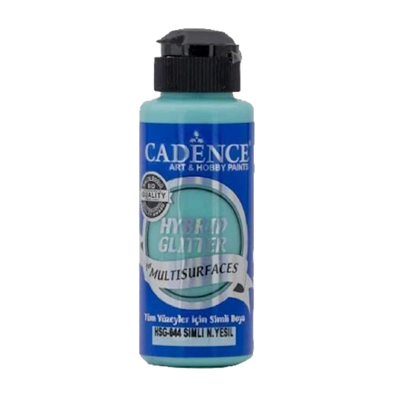 Краска с блестками Cadence Hybrid Glitter HSG-044 Mint Green 120 мл