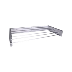 Сушилка для белья Nebu, металл/пластик, серебристая, 100 см