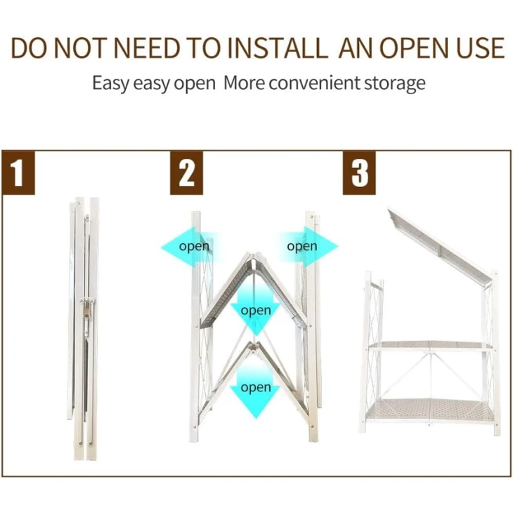 Rəf Coolbaby Frees_454, ağ, 86x70x34 sm