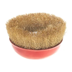 Щетка латунная P.I.T. APLS12-M100, 100x0.3 мм, M14 Щетка латунная P.I.T. APLS12-M100, 100x0.3 мм, M14