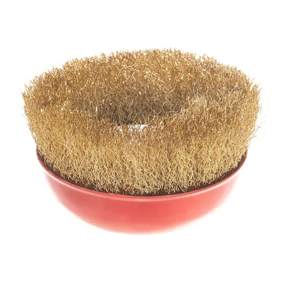 Щетка латунная P.I.T. APLS12-M100, 100x0.3 мм, M14 Щетка латунная P.I.T. APLS12-M100, 100x0.3 мм, M14