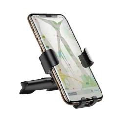 Автомобильный держатель для телефона Baseus Metal Age Gravity Car Mount, черный Автомобильный держатель для телефона Baseus Metal Age Gravity Car Mount, черный