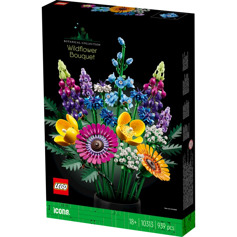 Конструктор LEGO Icons Wildflower Bouquet 10313, 18+ лет, 939 шт