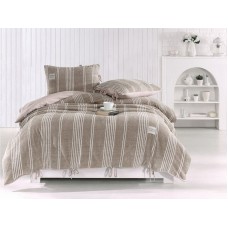 Örtük və yastıq üzü dəsti CAV42, yorğan üzü 200x220 sm, mələfə 160x200+25 sm, 2 əd yastıq üzü 50x70 sm, qəhvəyi
