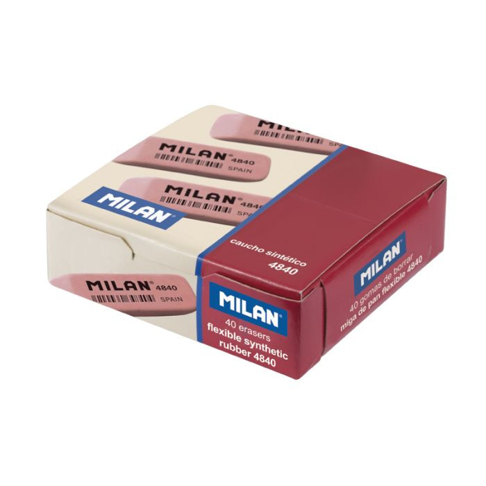 Ластик Milan Caucho Sintetico FRC-4840, розовый Ластик Milan Caucho Sintetico FRC-4840, розовый