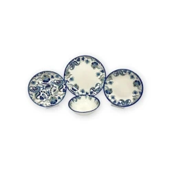 Набор столовой посуды Sarina SHA-00006597, фарфор, белый, 6 персон, 24 предмета