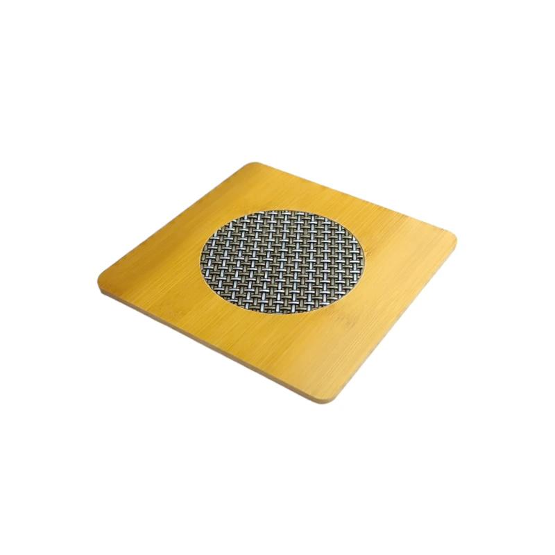 Подставка под горячее HMSD_K571, 17x17 см, коричневая Подставка под горячее HMSD_K571, 17x17 см, коричневая