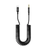 Audio kabel Porodo Type C to AUX Coil Cable Black