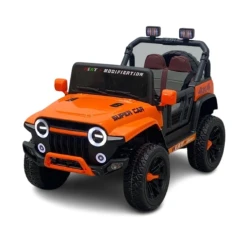 Uşaq elektrik avtomobili st30_344, qara/narıncı, 3+ yaş