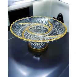 Менажница Gallery Home GH-000152, прозрачная, 29 см