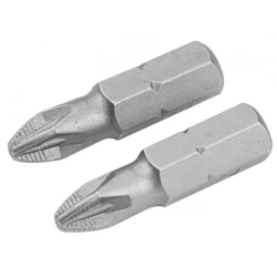 Набор бит Tolsen S2A Крестовые PZ, 3x25 мм, 2 шт.