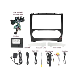 Avtomobil monitoru NAVO Mercedes w203 2005-2009