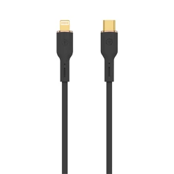 Kabel USB Wiwu YQ01 27W Vigor Type-C - Lightning, 1.2 m, qara