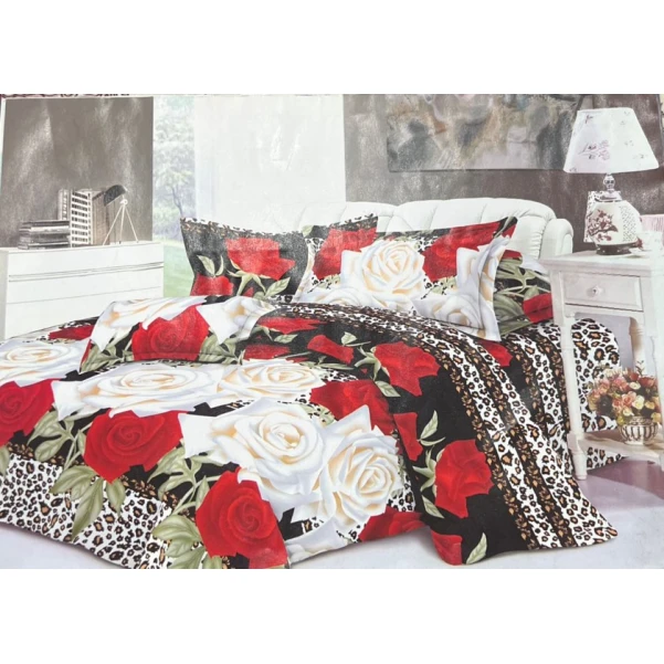 Комплект постельного белья MiraNova CTS-522, сатин, разноцветный, простыня 200х220 см, пододеяльник 200x220 см, наволочка 50x70 см (2 шт) Комплект постельного белья MiraNova CTS-522, сатин, разноцветный, простыня 200х220 см, пододеяльник 200x220 см, наволочка 50x70 см (2 шт)