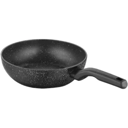 Сковородка-вок Korkmaz Ornella A1119, 4.5 л, 28 см, алюминий с антипригарным покрытием, Черный