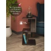 Журнальный стол Letta 3563_Letta25ZetVen, темно-коричневый, 30x30x60.5 см Журнальный стол Letta 3563_Letta25ZetVen, темно-коричневый, 30x30x60.5 см