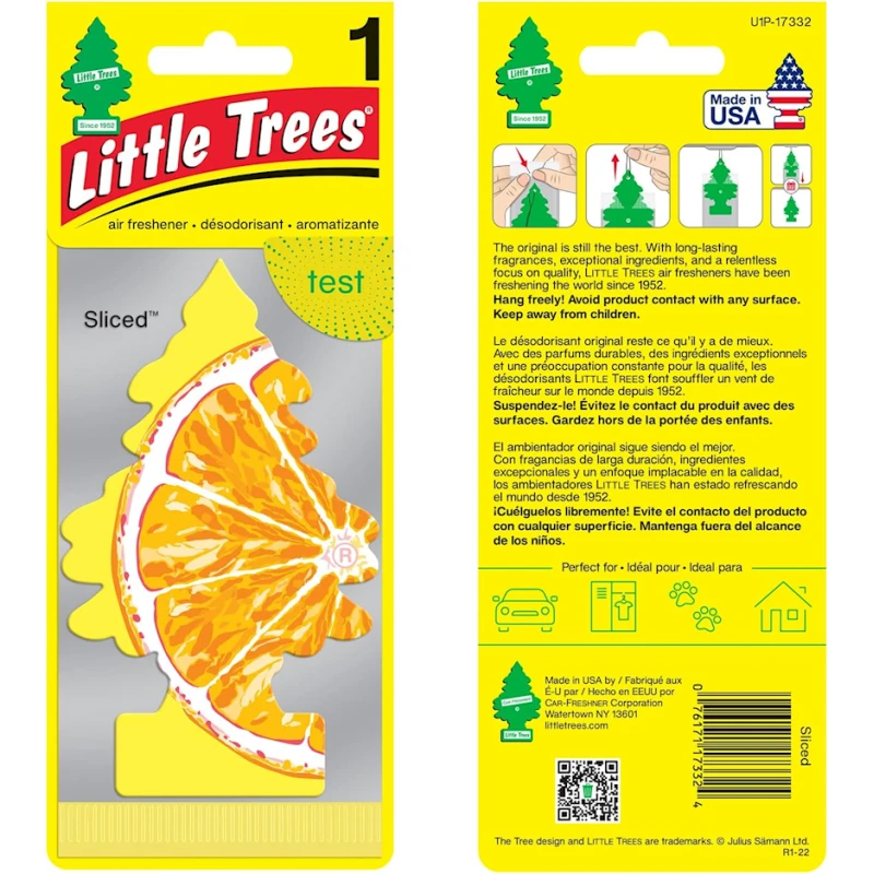 Ароматизатор для автомобиля Little Trees Sliced, 1 шт