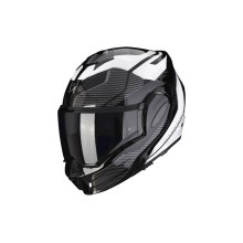 Motosiklet dəbilqəsi Scorpion EXO-TECH Evo Animo Black-White, ölçü L, qara/ağ