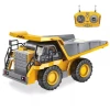 Radio ilə idarə olunan yük maşını O-314, 10x12x21 sm, 6 yaşdan, sarı