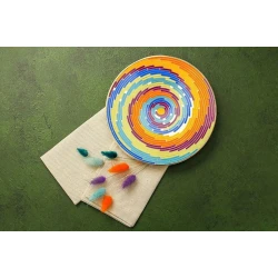 Тарелка Porland Ruanda 04ALM007366, разноцветная, 17 см