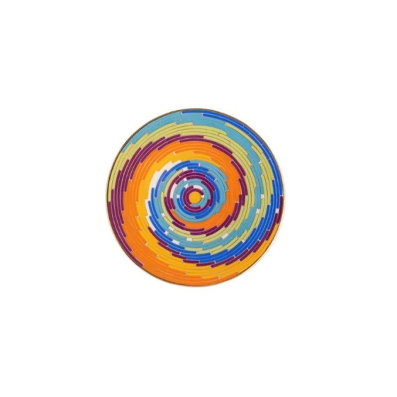 Тарелка Porland Ruanda 04ALM007366, разноцветная, 17 см