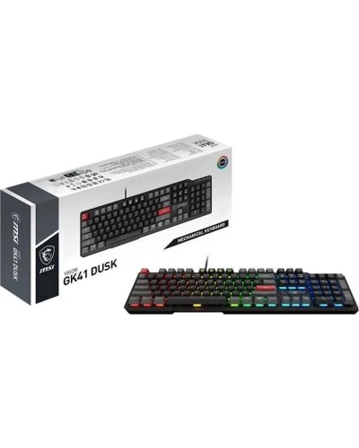 Klaviatura MSI Vigor GK41 Dusk Mechanical Red switch