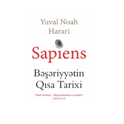 Kitab Sapiens.Bəşəriyyətin Qısa Tarixi, müəllif Yuval Noah Harari