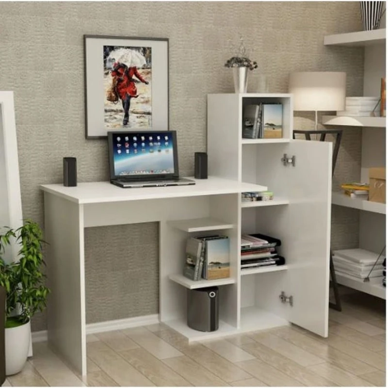 Письменный стол Ev Plus 12115877, ЛДСП, белый, 120x120x43 см Письменный стол Ev Plus 12115877, ЛДСП, белый, 120x120x43 см