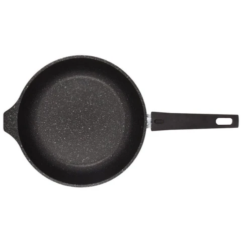 Набор посуды Kukmara Мраморная pnkp20mt, алюминий, черный, 18/22/26 см, 8 предметов