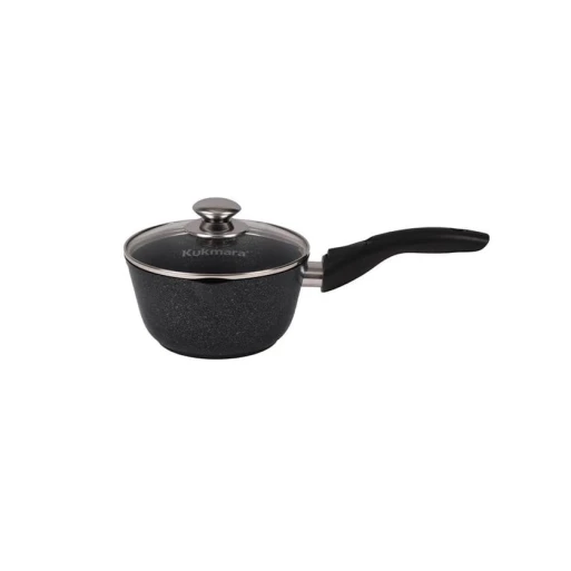 Набор посуды Kukmara Мраморная pnkp20mt, алюминий, черный, 18/22/26 см, 8 предметов