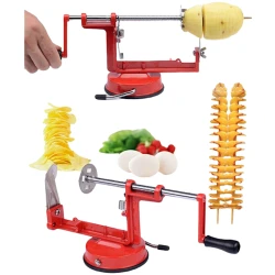 Tərəvəz kəsici Spiral Potato Slicer ₨ 2000, paslanmayan polad, 24х15х11 sm