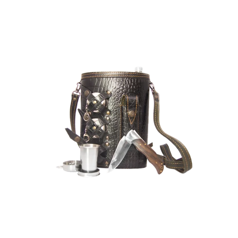 Фляга, кожа, 2 л Фляга, кожа, 2 л