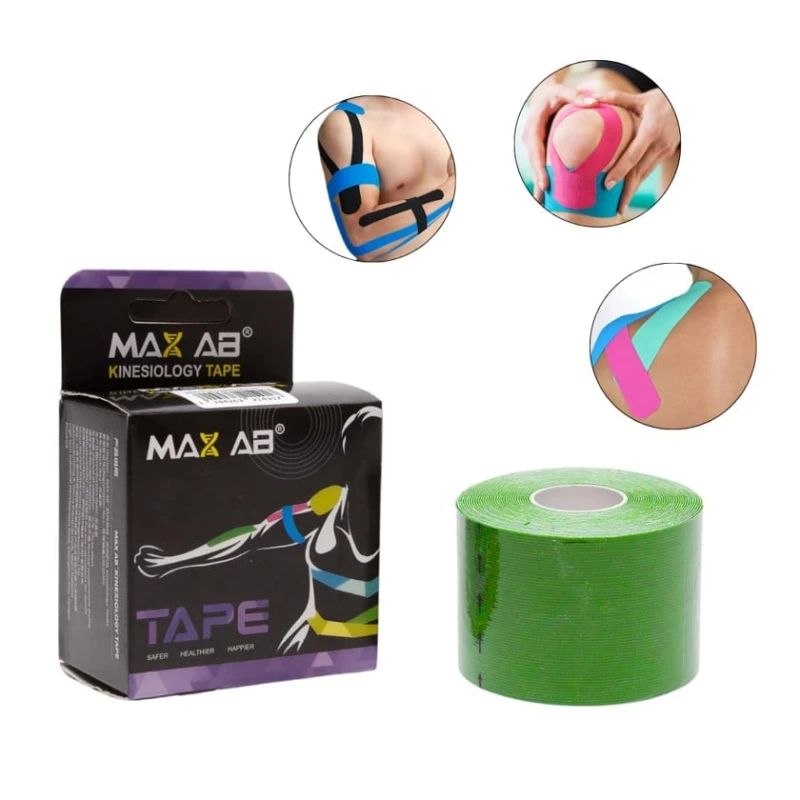 Kinezio teyp Max Lab, 500x500x5 sm, yaşıl