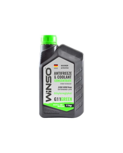 Antifriz Winso Antifreeze & Coolant Concentrate Green G11, 1 l