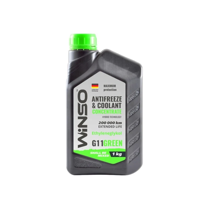 Антифриз Winso Antifreeze & Coolant Concentrate Green G11, 1 л Антифриз Winso Antifreeze & Coolant Concentrate Green G11, 1 л