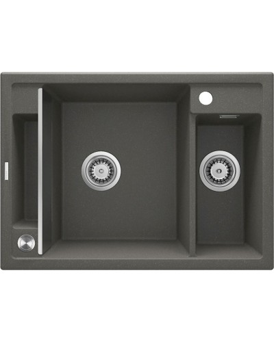 Mətbəx çanağı Deante Magnetic ZRM_T503, qranit, boz, 69x50x21.9 sm